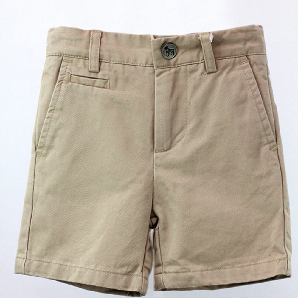 Frenchie Mini Couture Khaki Chino Shorts